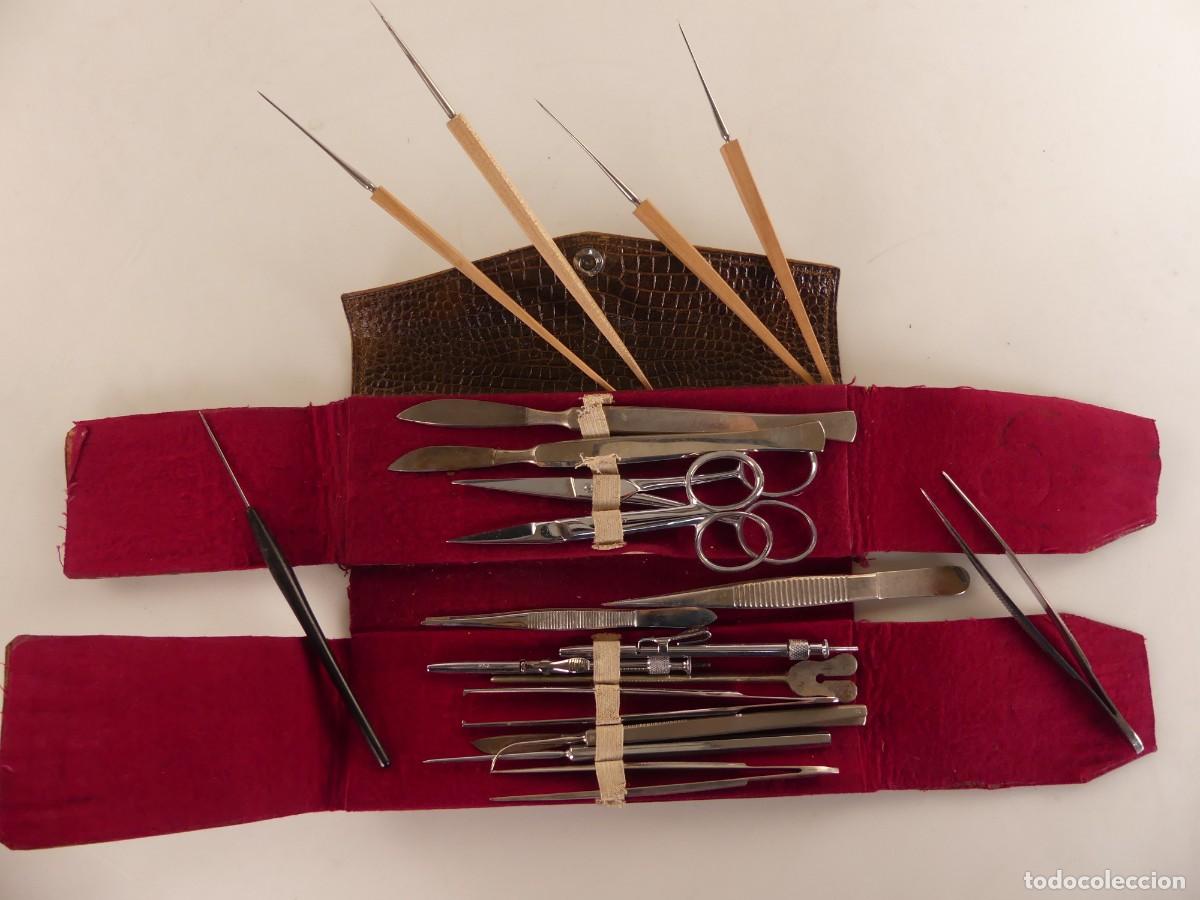 Antiques: ESTUCHE DE VIAJE CON HERRAMIENTA DE MEDICO