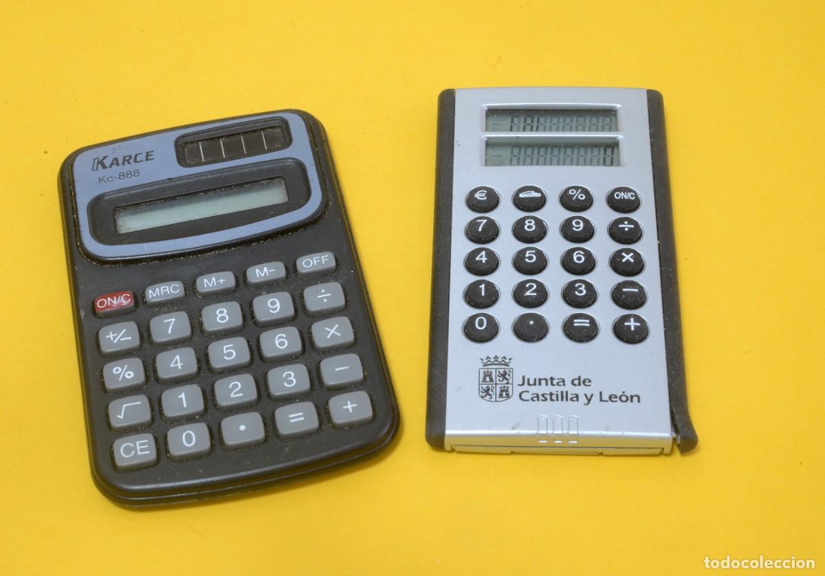 Antig&uuml;edades: LOTE DE 2 CALCULADORAS VINTAGE, COLECCI&Oacute;N