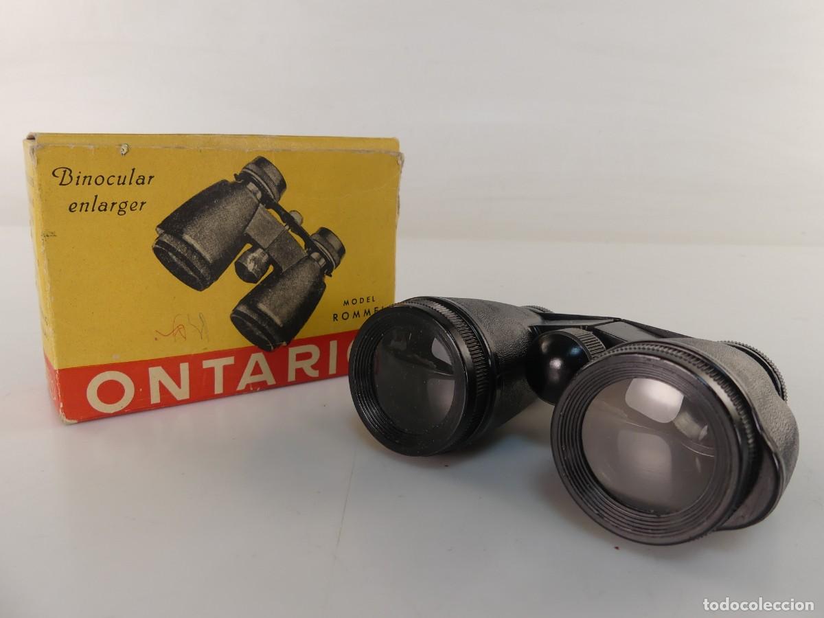 Antiquit&auml;ten: BINOCULARES MARCA ONTARIO MODELO ROMMEL CON CAJA
