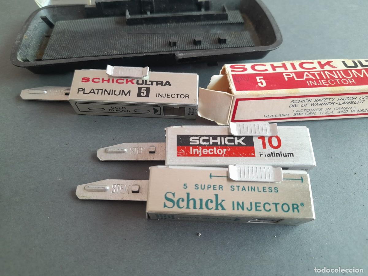Antig&uuml;edades: M&aacute;quinlla de afeitar eversharp schick, con 3 inyectores de hojas - Foto 6