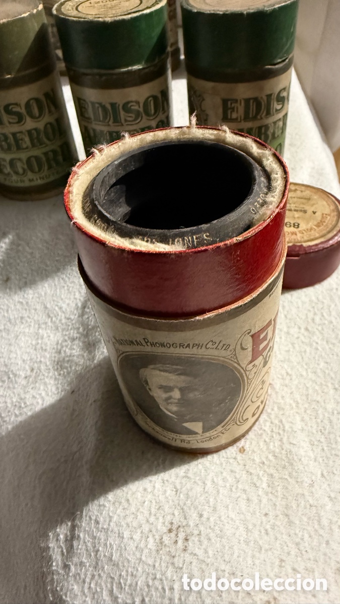 Antig&uuml;edades: Cilindros Fon&oacute;grafo Edison 1902 - Foto 5