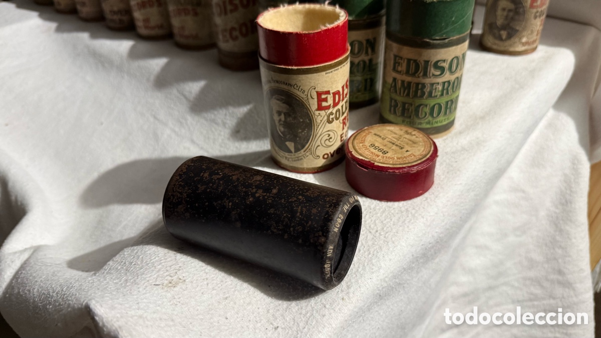 Antig&uuml;edades: Cilindros Fon&oacute;grafo Edison 1902 - Foto 6