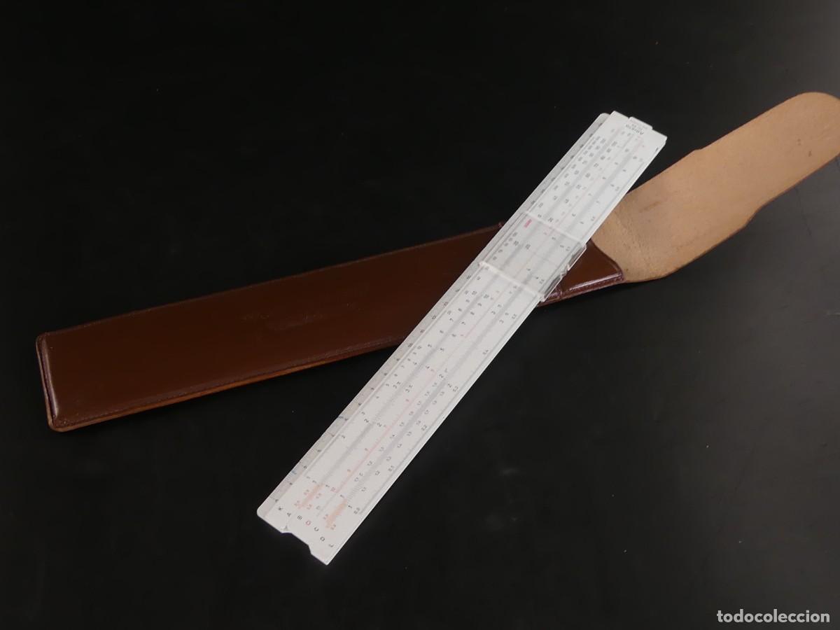 Antiguidades: REGLA DE CALCULO MARCA ARISTO MODELO 99 CON FUNDA