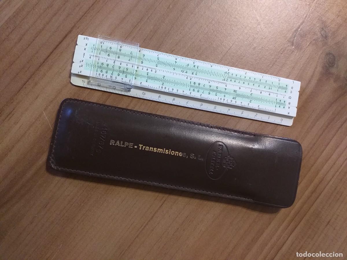 Antiguidades: REGLA DE CALCULO FABER CASTELL 167/87 G RIETZ MADE IN GERMANY CON FUNDA