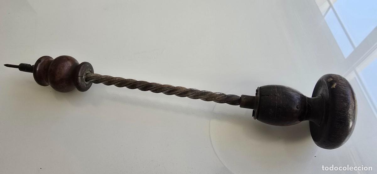 Antig&uuml;edades: BARRENA MANUAL GIMLET 32 cm(finales del XIX)
