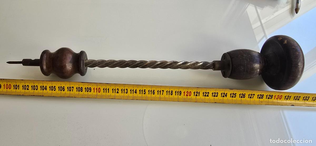 Antig&uuml;edades: BARRENA MANUAL GIMLET 32 cm(finales del XIX) - Foto 2
