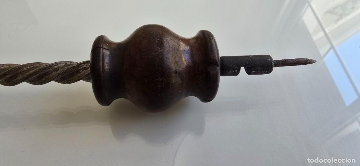 Antig&uuml;edades: BARRENA MANUAL GIMLET 32 cm(finales del XIX) - Foto 3