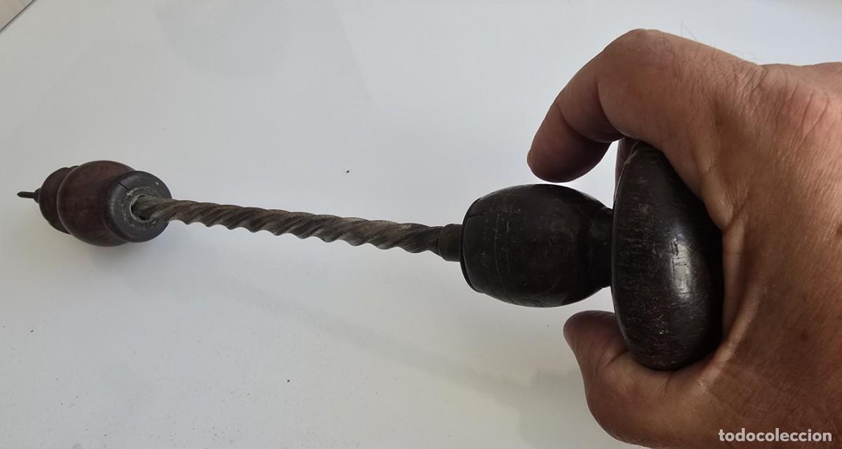 Antig&uuml;edades: BARRENA MANUAL GIMLET 32 cm(finales del XIX) - Foto 6