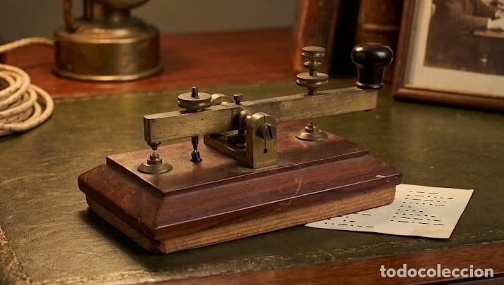 Antig&uuml;edades: Tel&eacute;grafo Morse &middot; Siglo XX &middot; Completo y operativo