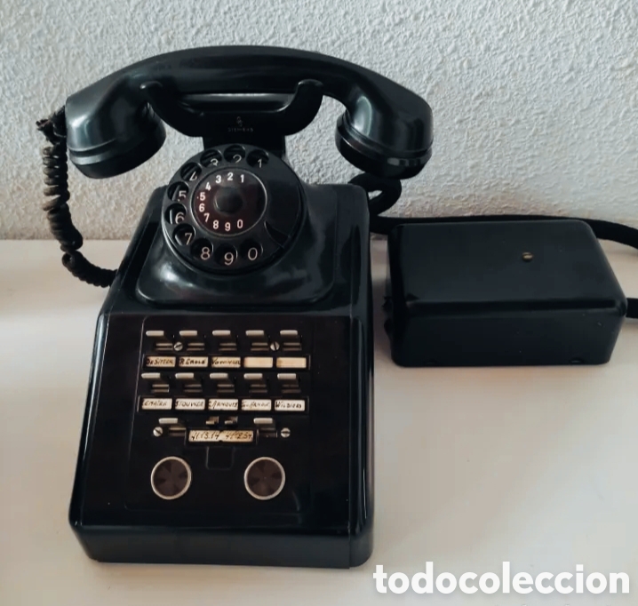 Antiguidades: Pieza coleccionista Centralita tel&eacute;fono marca Siemens a&ntilde;os 30
