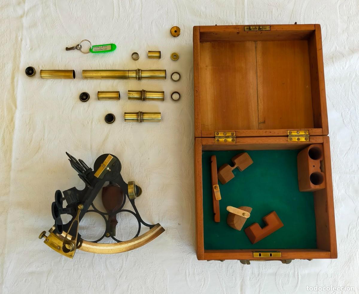 Antig&uuml;edades: sextante precioso en preparacion de su descripcion