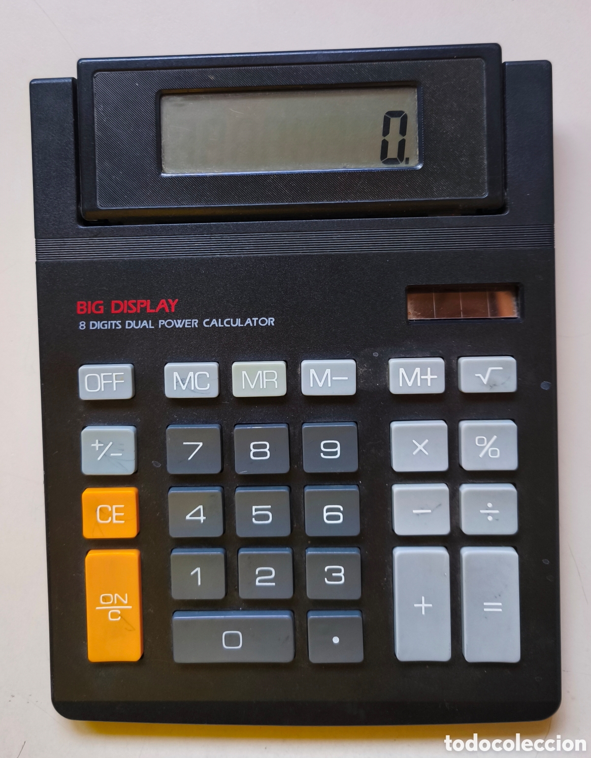 Antig&uuml;edades: CALCULADORA BIG DISPLAY CARGA SOLAR - Foto 1