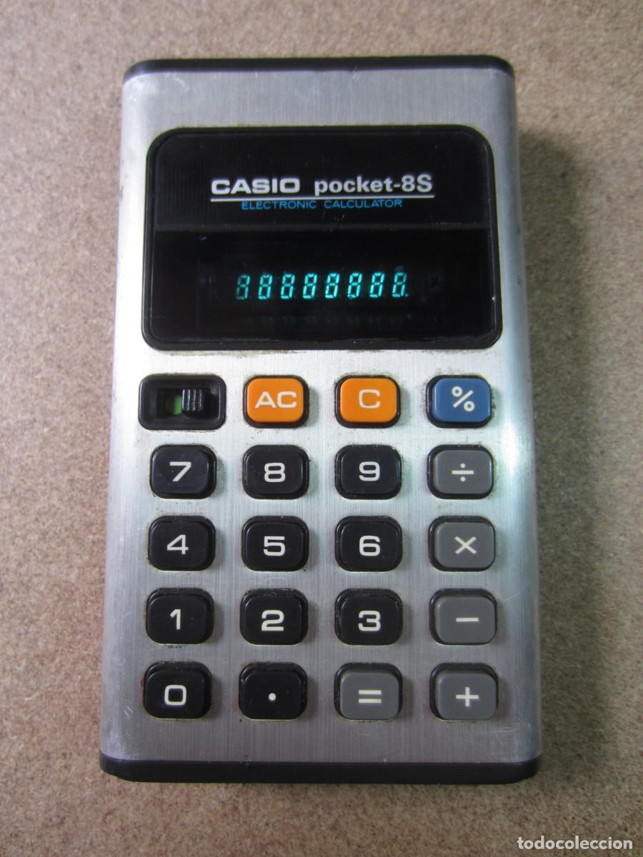 Antig&uuml;edades: Calculadora Casio Pocket 8S VFD