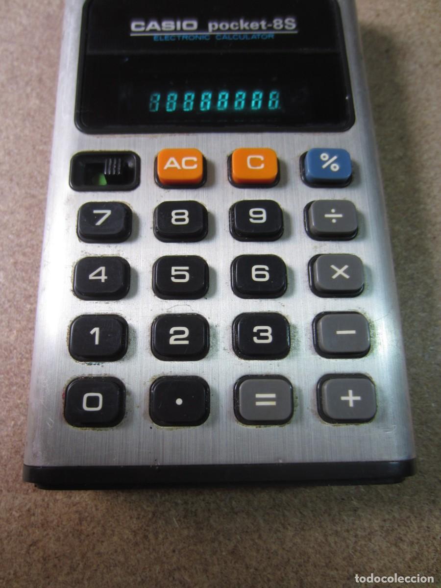 Antig&uuml;edades: Calculadora Casio Pocket 8S VFD - Foto 3