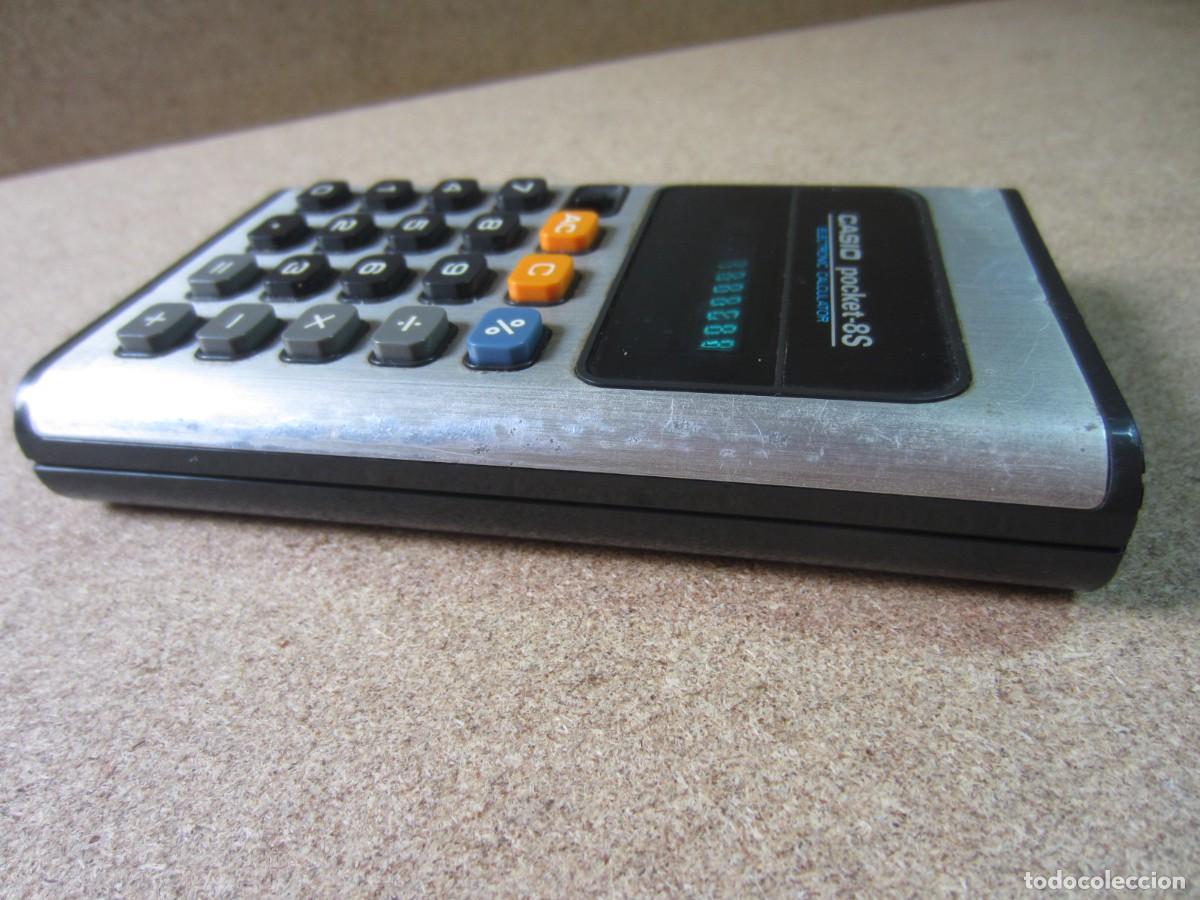 Antig&uuml;edades: Calculadora Casio Pocket 8S VFD - Foto 7