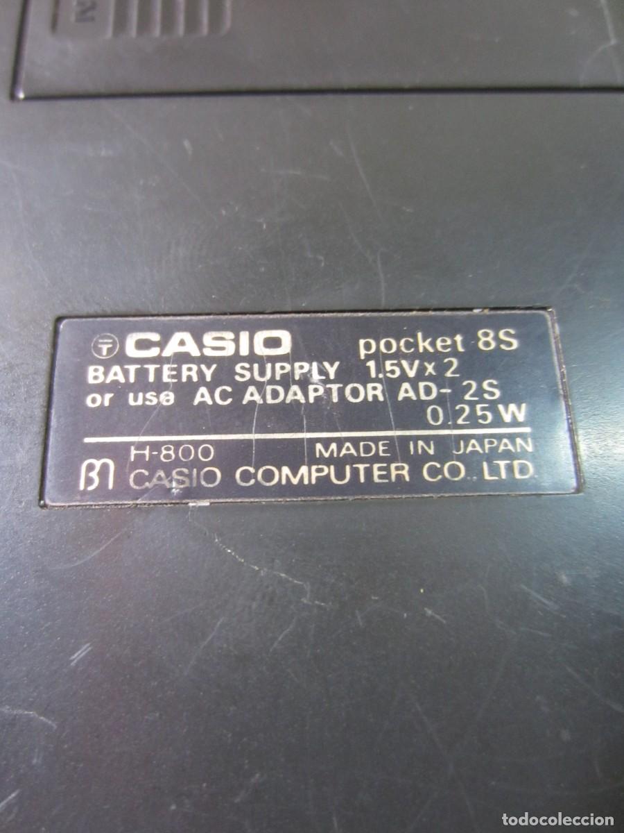 Antig&uuml;edades: Calculadora Casio Pocket 8S VFD - Foto 12