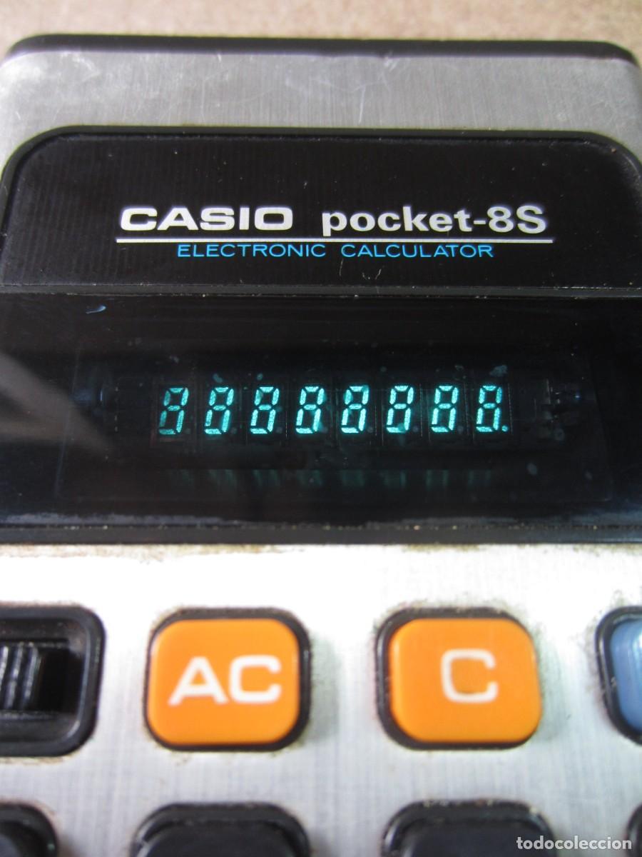 Antig&uuml;edades: Calculadora Casio Pocket 8S VFD - Foto 15