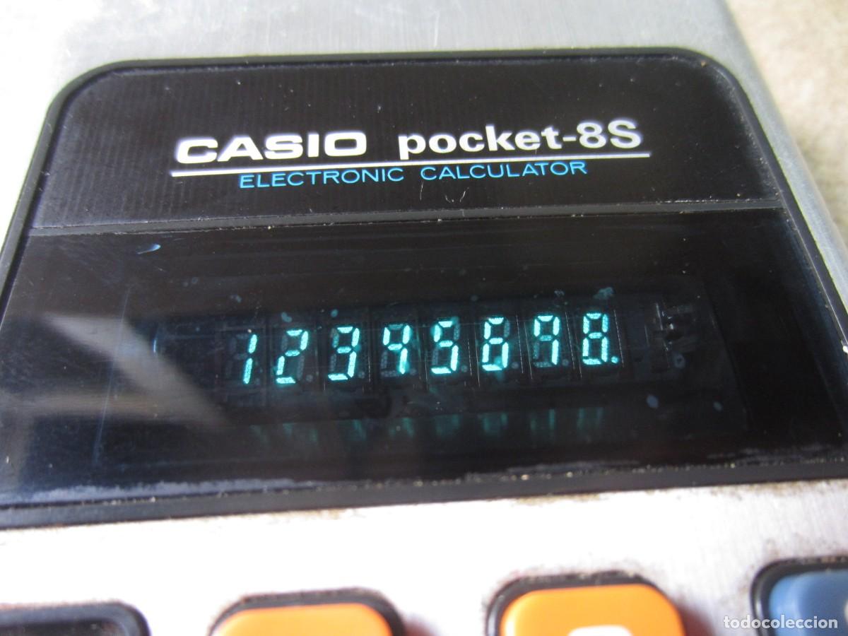 Antig&uuml;edades: Calculadora Casio Pocket 8S VFD - Foto 17