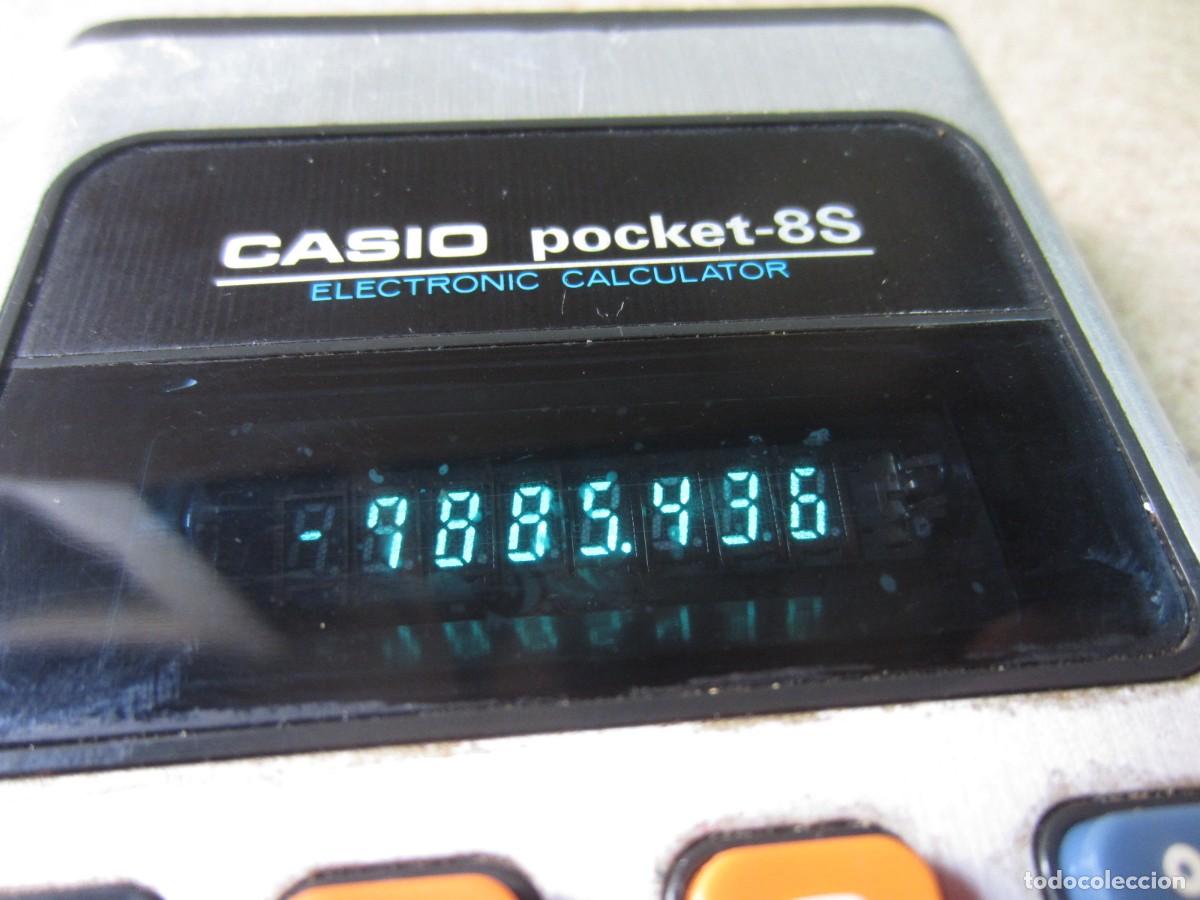 Antig&uuml;edades: Calculadora Casio Pocket 8S VFD - Foto 18