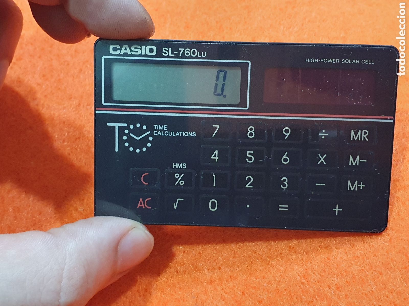 Antiquit&auml;ten: Calculadora Casio SL 760LU. (L64)