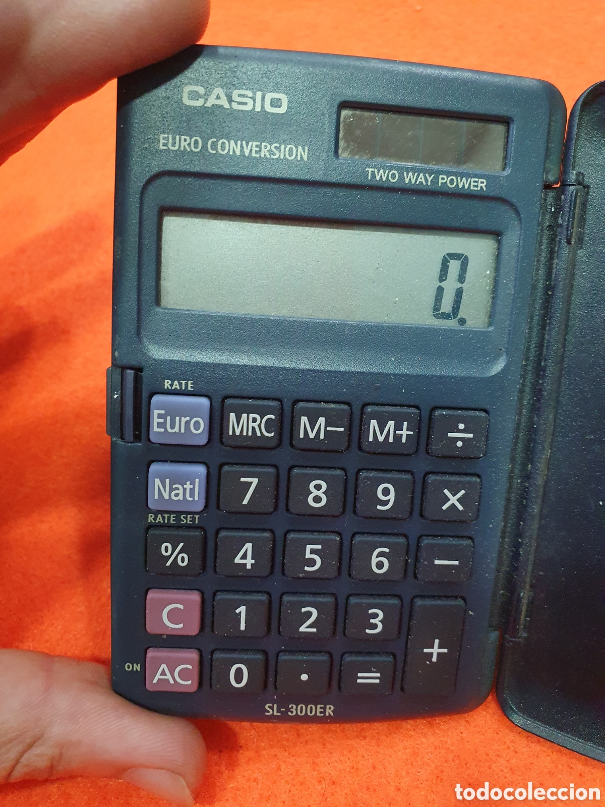Antig&uuml;edades: Calculadora Casio SL 300ER. (L64) - Foto 2