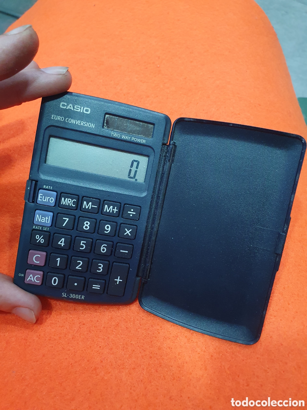 Antiquit&auml;ten: Calculadora Casio SL 300ER. (L64)