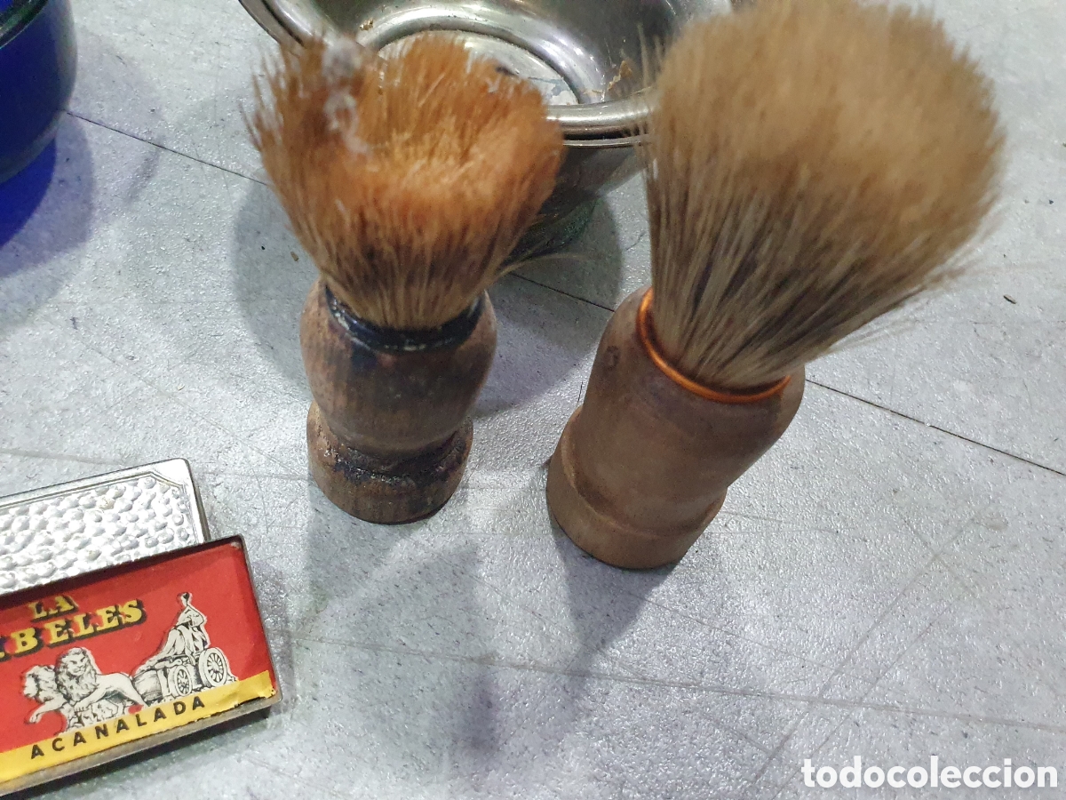 Antig&uuml;edades: Lote de utensilios de barber&iacute;a. (L64) - Foto 3