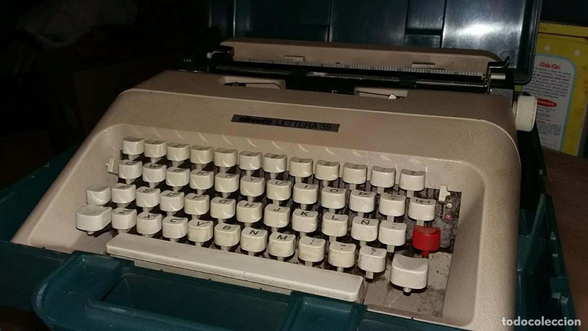 Antig&uuml;edades: M&Aacute;QUINA DE ESCRIBIR VINTAGE OLIVETTI LETTERA 35_DISE&Ntilde;O ITALIANO IC&Oacute;NICO