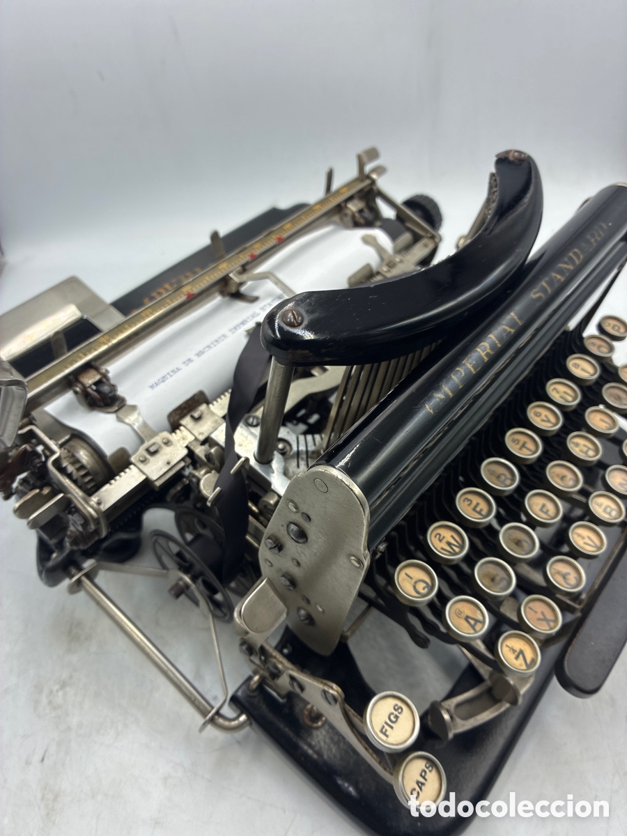 Antig&uuml;edades: M&aacute;quina de Escribir Imperial Standard. - Foto 4