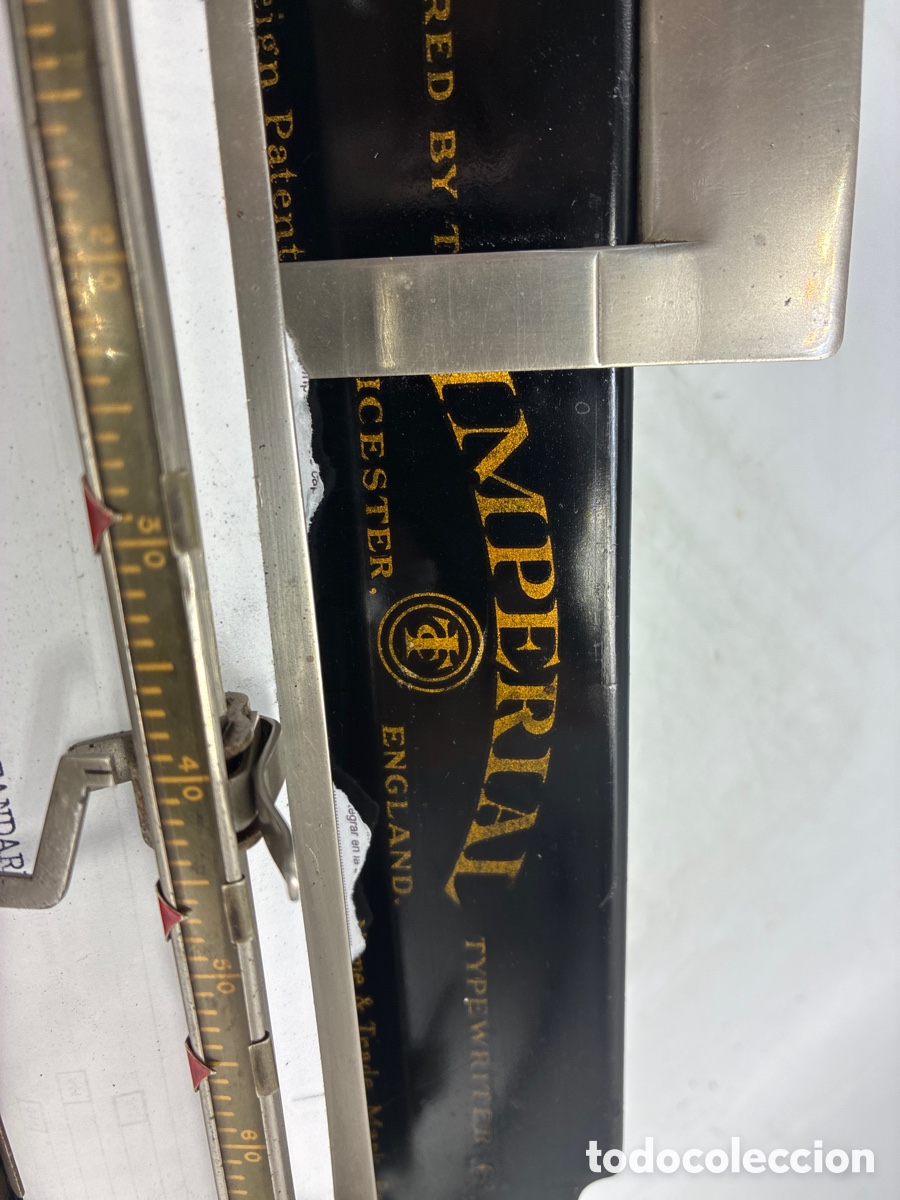 Antig&uuml;edades: M&aacute;quina de Escribir Imperial Standard. - Foto 5