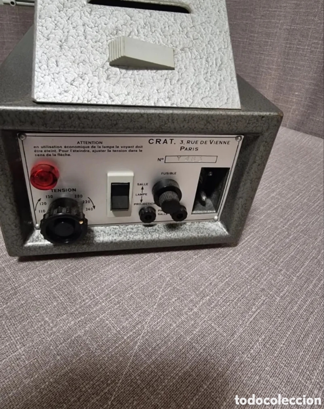 Antig&uuml;edades: Proyector de diapositivas (LE CRAT R 750).FUNCIONA - Foto 3