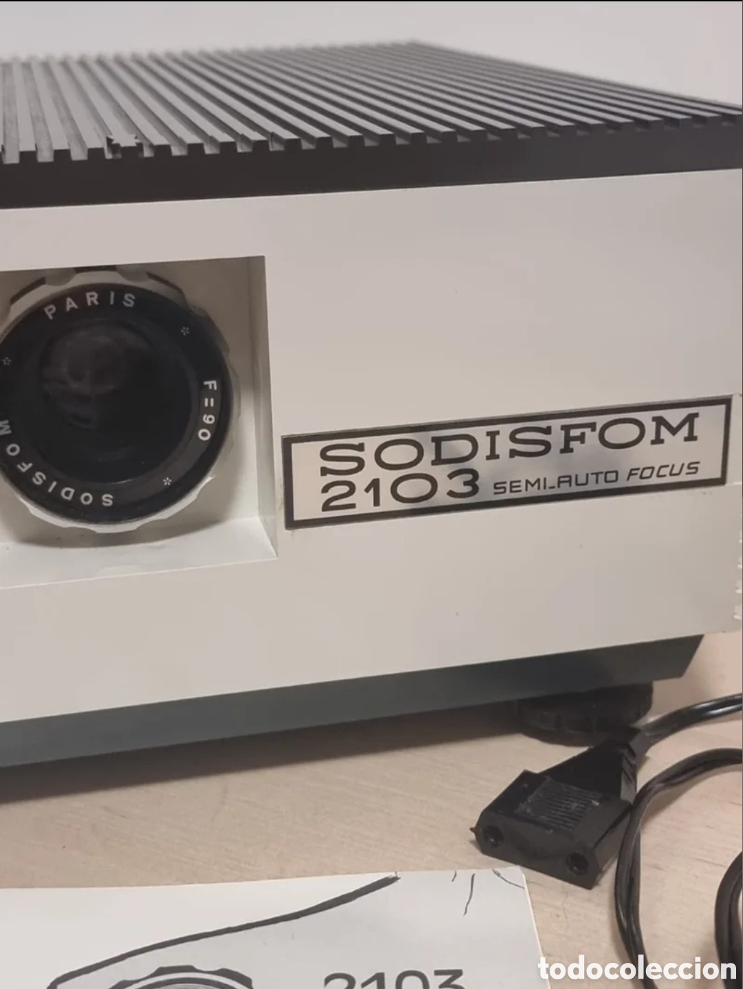 Antig&uuml;edades: Antiguo proyector diapositivas Sodisfom - Foto 7