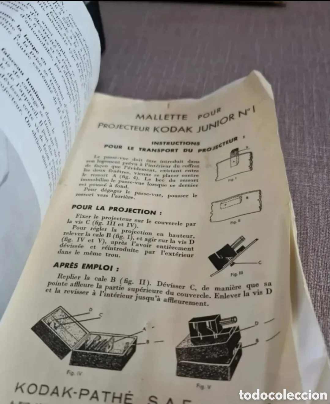Antig&uuml;edades: Proyector de diapositivas KODAK Junior - Foto 9