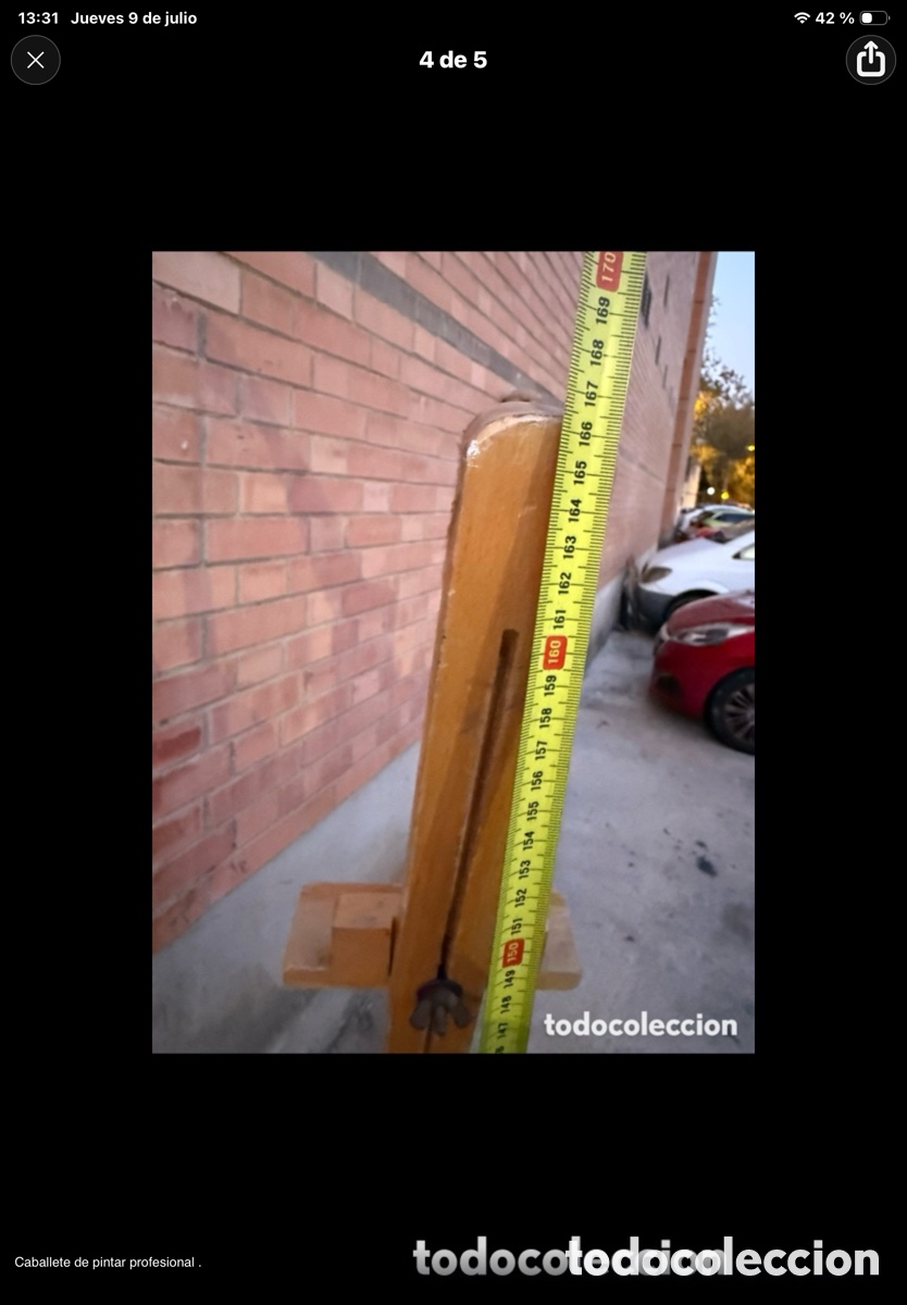 Antig&uuml;edades: Caballete de pintar profesional - Foto 4