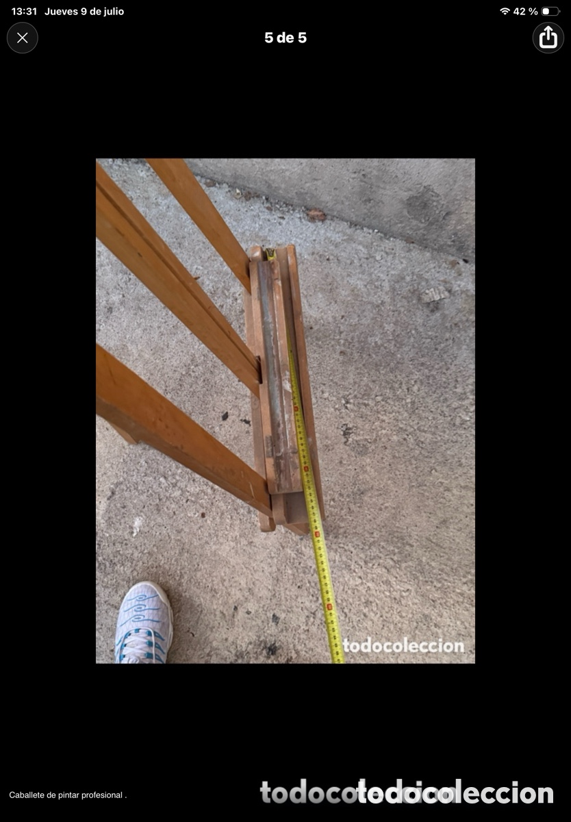 Antig&uuml;edades: Caballete de pintar profesional - Foto 5