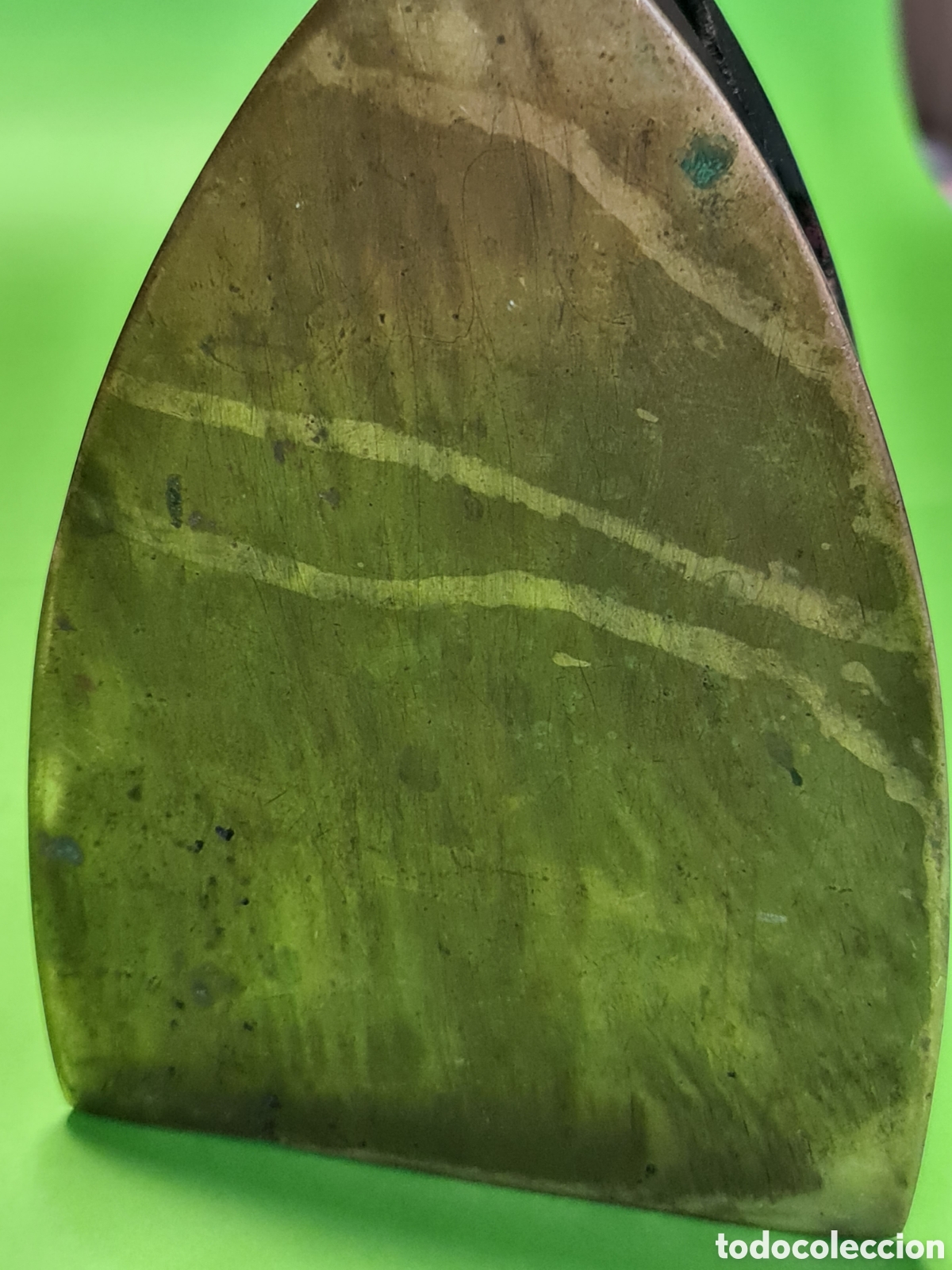 Antig&uuml;edades: Antigua plancha de carb&oacute;n/bronce - Foto 10