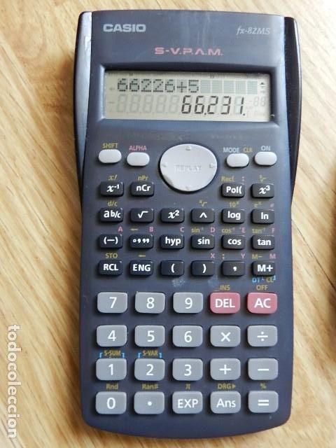 Antig&uuml;edades: Calculadora Casio fx-82MS Funcionando FX 82MS 82 MS - Foto 2