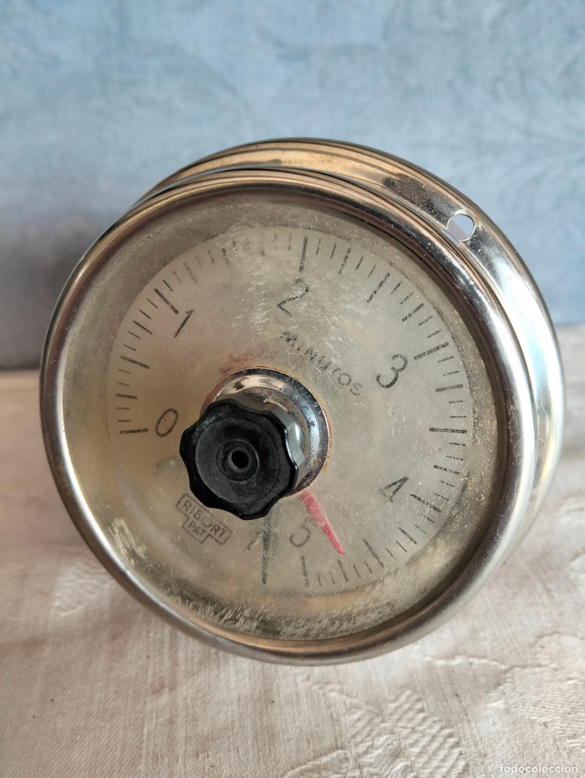 Antiques: Antiguo temporizador circular de 5 minutos ribort pat patentado sin probar cocina a&ntilde;os 50-60