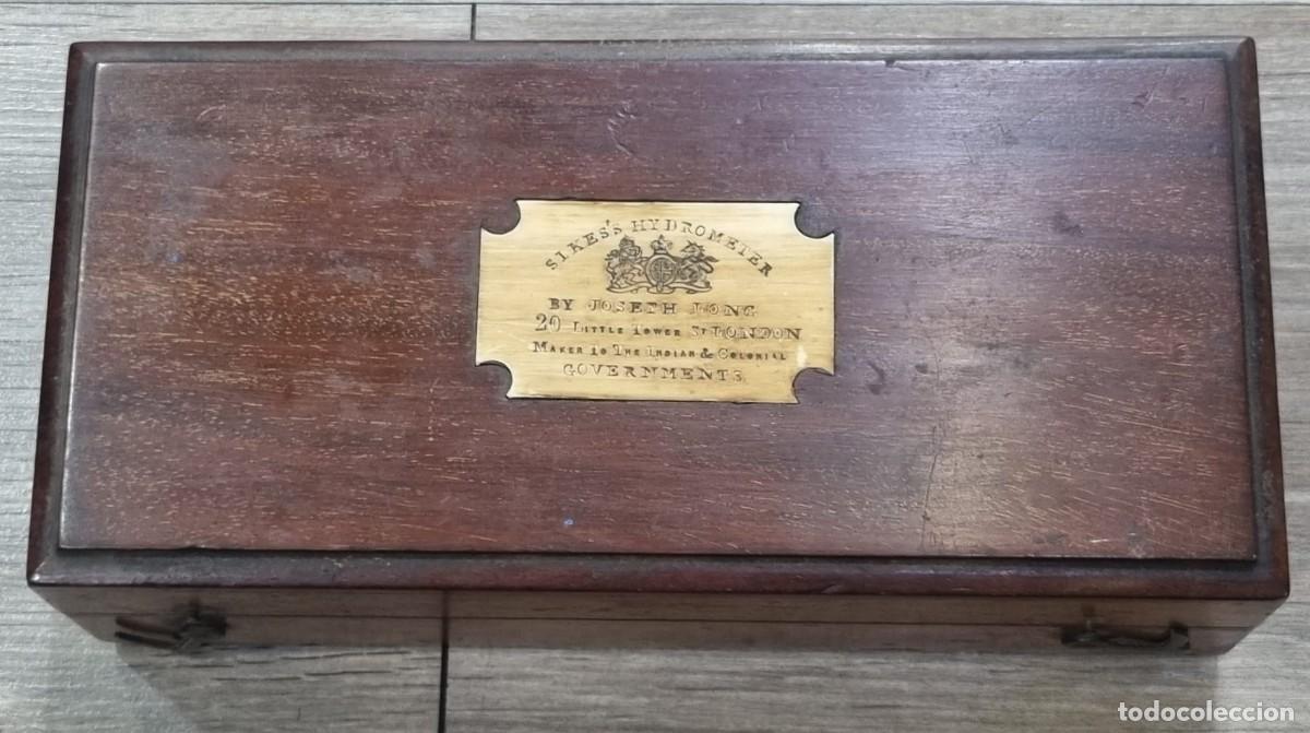 Antig&uuml;edades: HIDROMETRO O DENSIMETRO SIKES - Foto 9