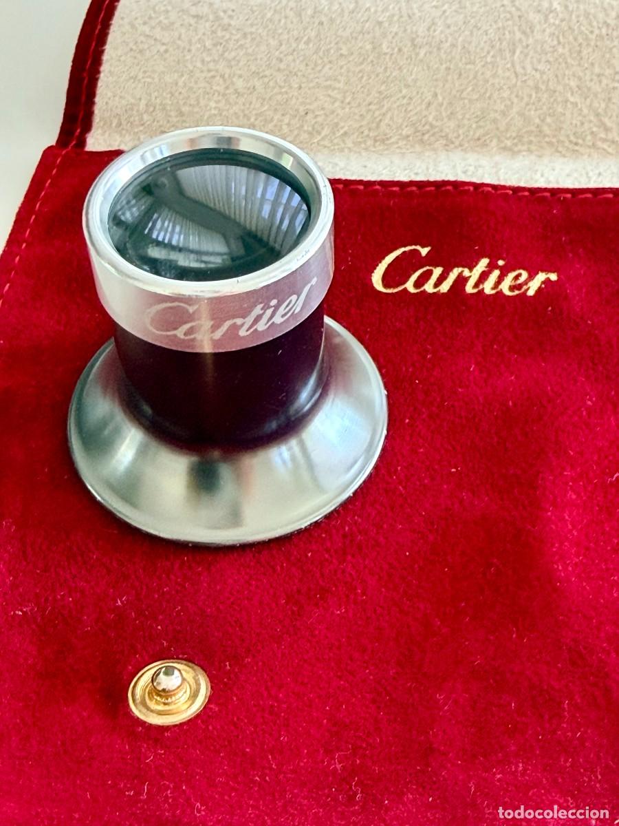 Antig&uuml;edades: Lupa Vintage Cartier con Funda Original &ndash; Accesorio de Colecci&oacute;n de Lujo