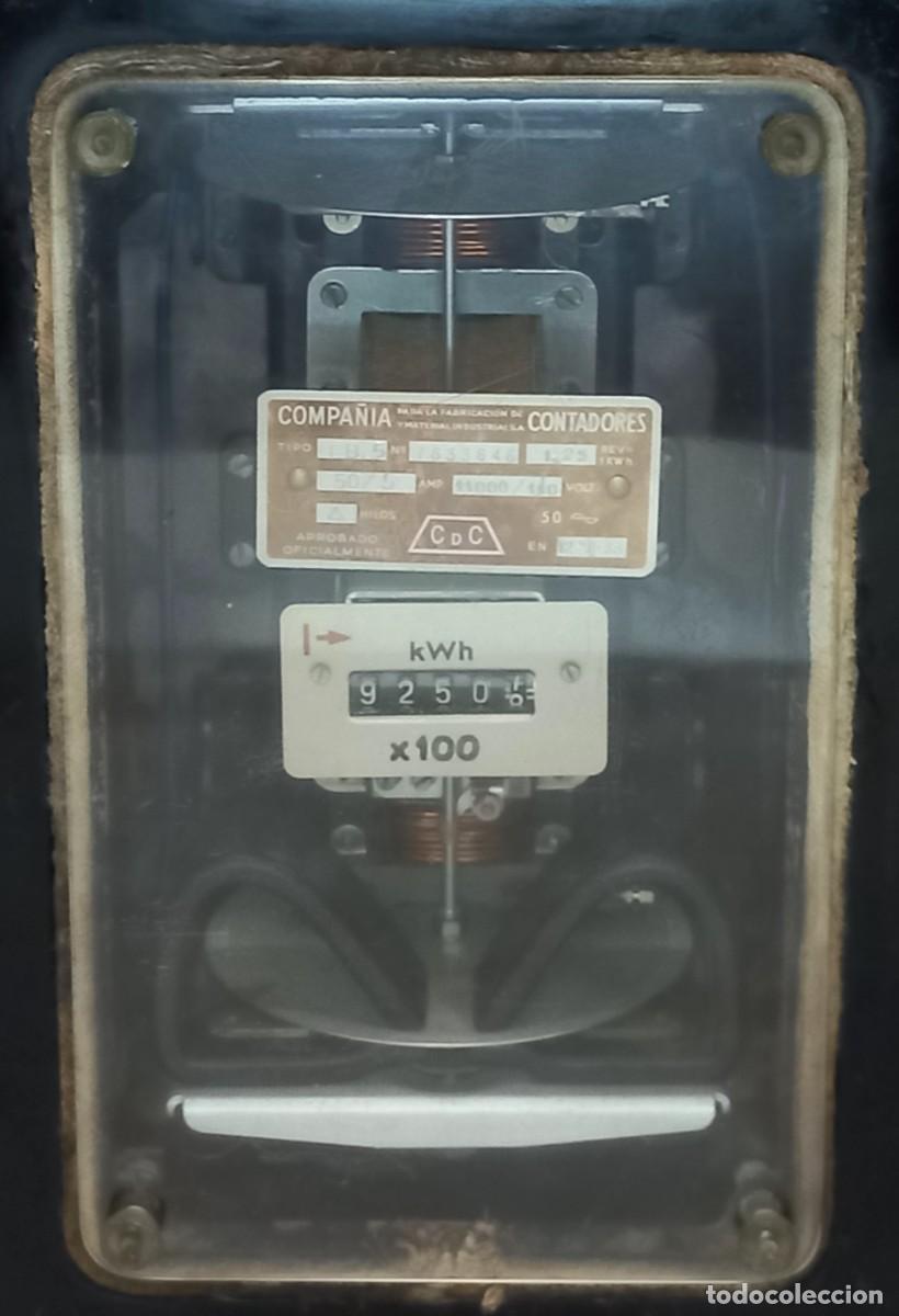 Antig&uuml;edades: ANTIGUO CONTADOR ELECTRICO - Foto 3