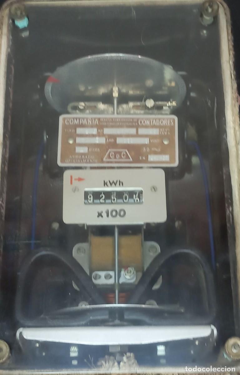 Antig&uuml;edades: ANTIGUO CONTADOR ELECTRICO - Foto 4