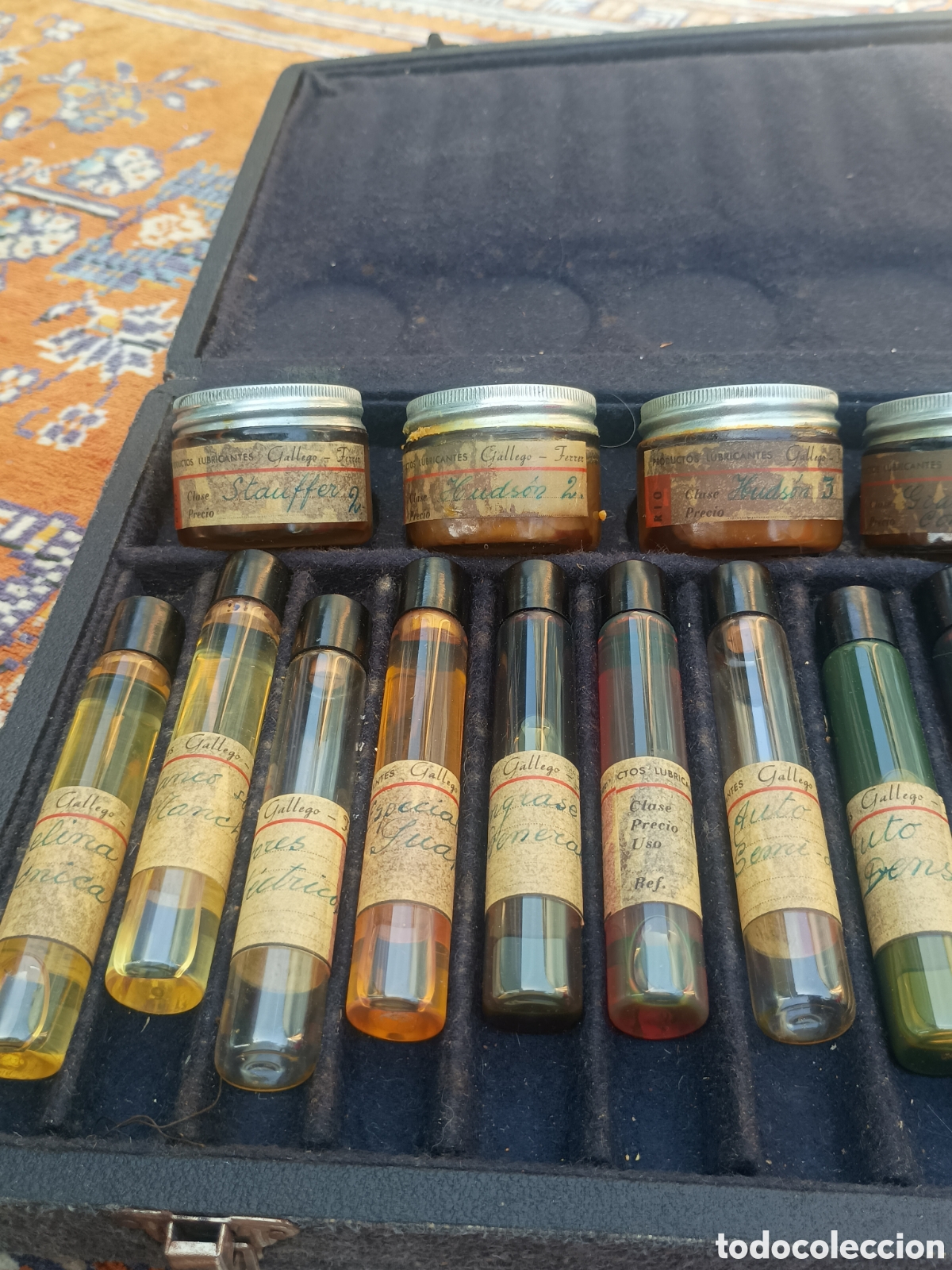 Antig&uuml;edades: Caja lubricante Gallego - Ferrer - Foto 3