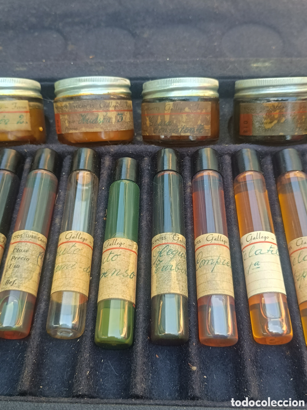 Antig&uuml;edades: Caja lubricante Gallego - Ferrer - Foto 4