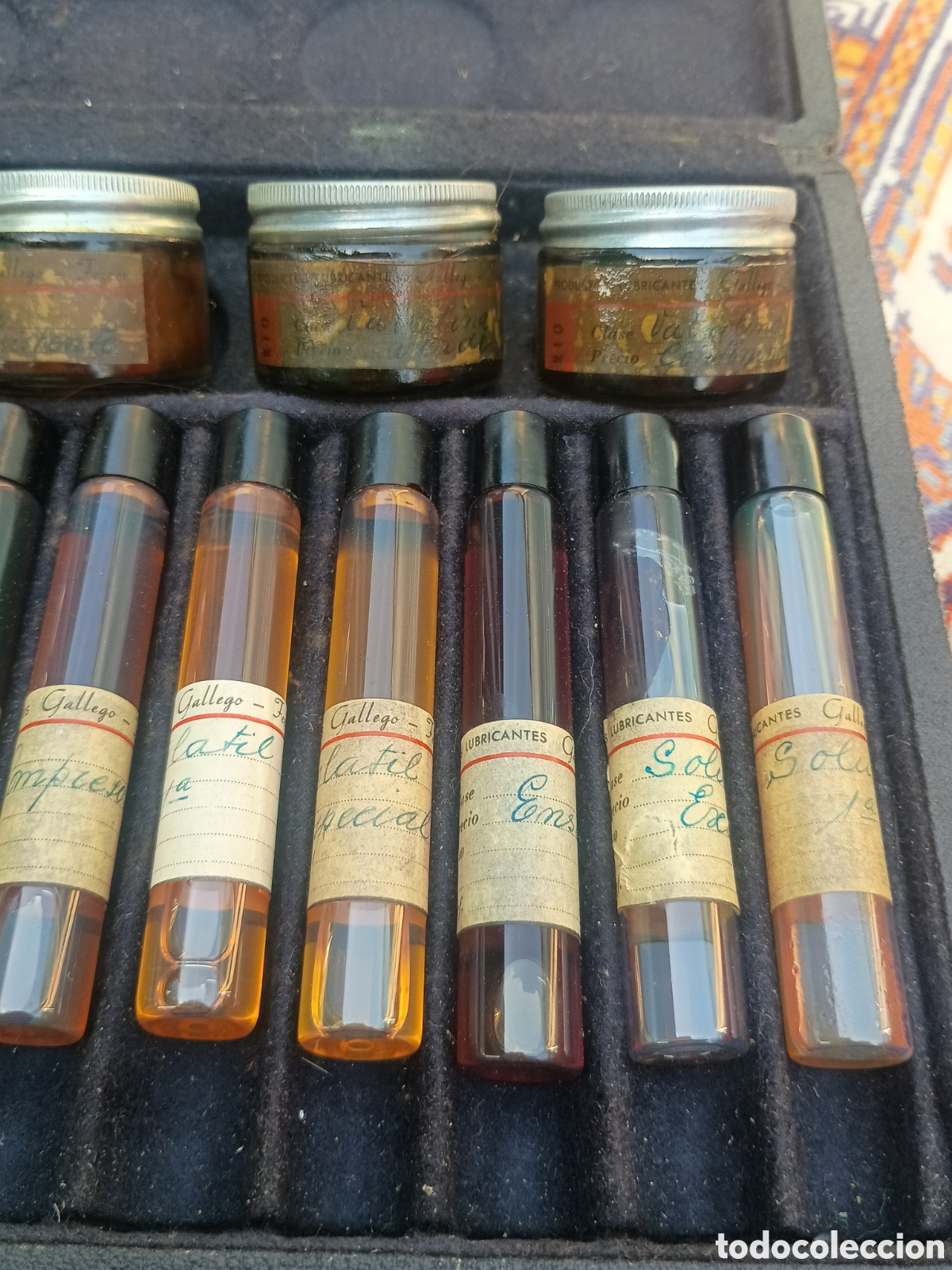 Antig&uuml;edades: Caja lubricante Gallego - Ferrer - Foto 5
