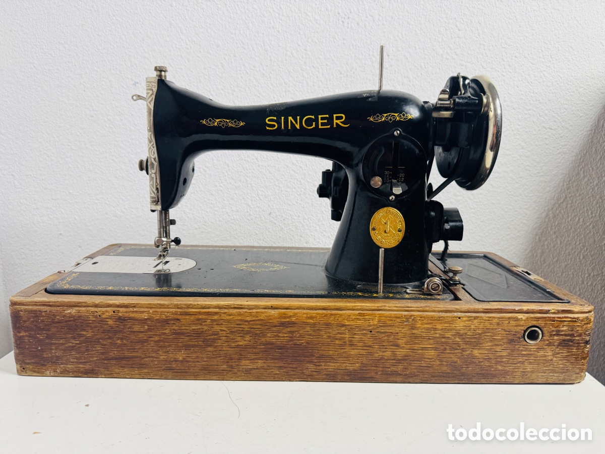 Antig&uuml;edades: Singer Antigua M&aacute;quina de Coser de colecci&oacute;n