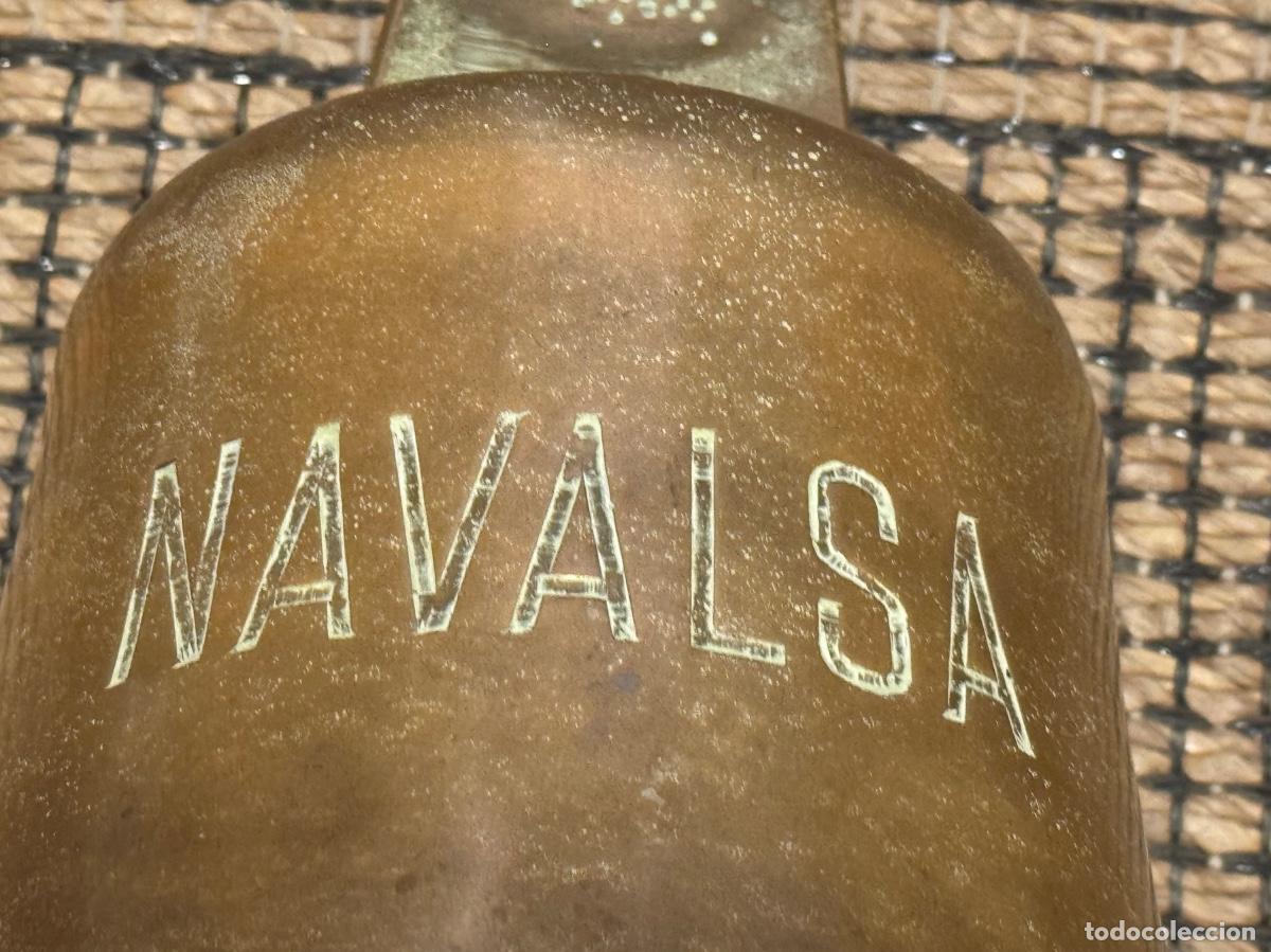Antig&uuml;edades: CAMPANA DE BARCO - NAVALSA , BRONCE 10,5 KILOS .! - Foto 6
