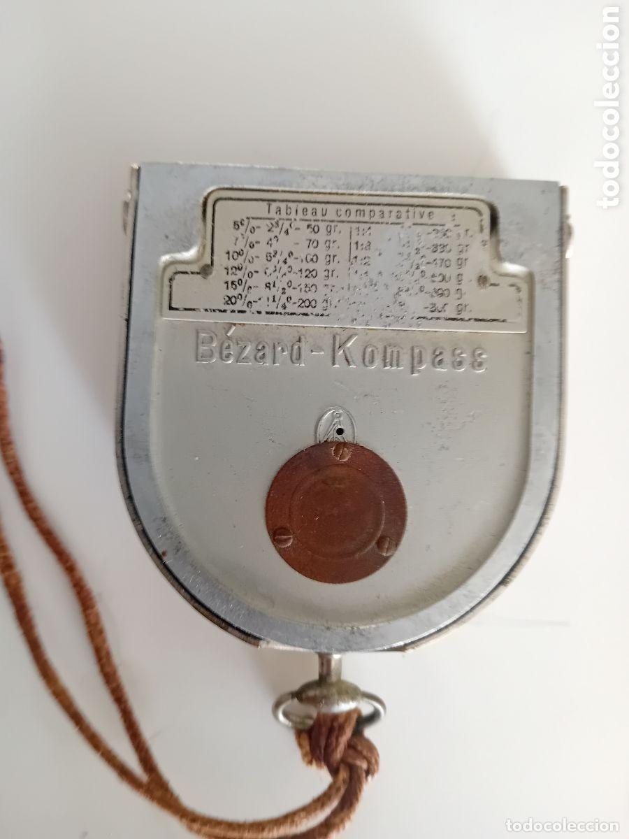 Antig&uuml;edades: Antigua br&uacute;jula B&eacute;zard - Kompass con funda - Foto 5