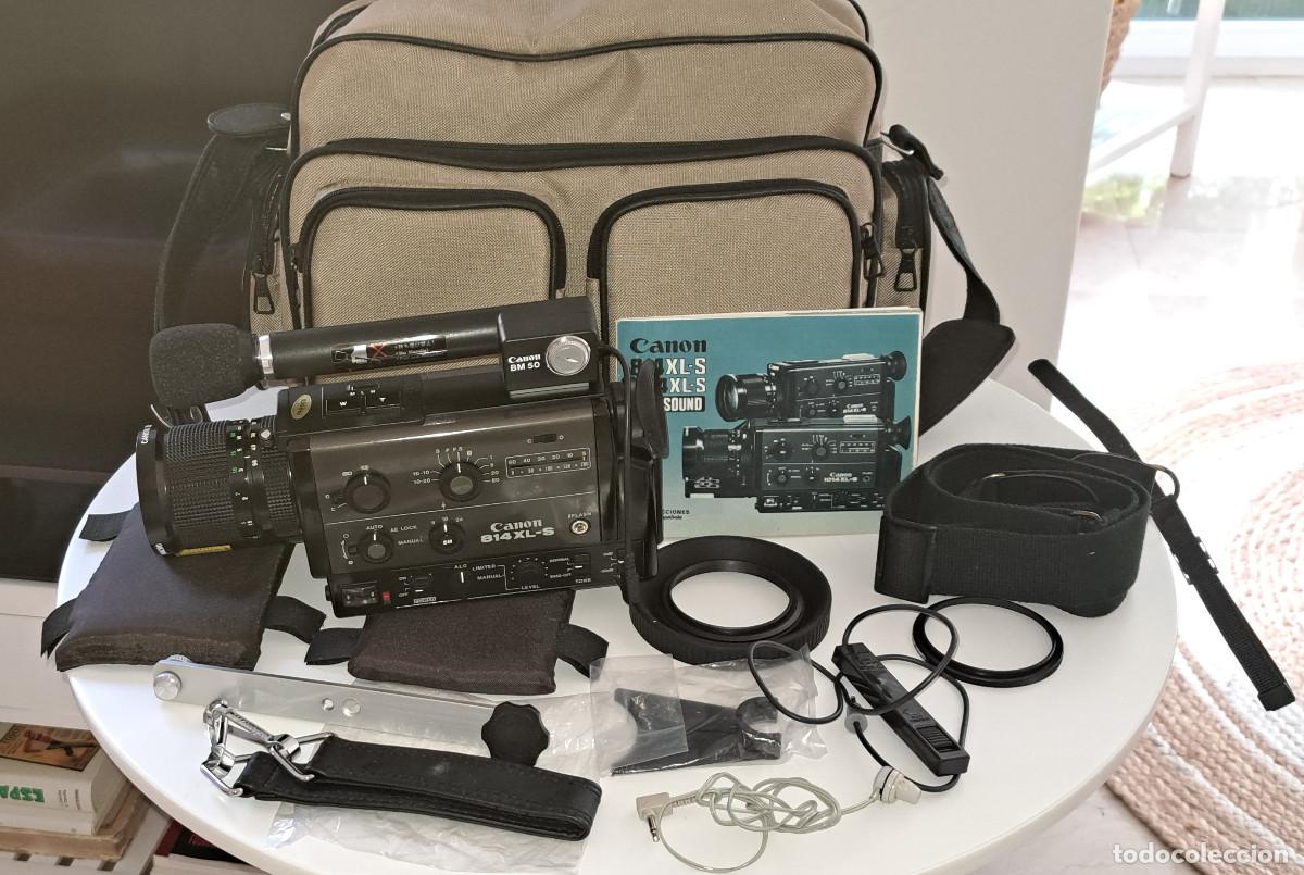 Antig&uuml;edades: TOMAVISTAS SUPER-8 CANON 814 XL-S - EN SU BOLSA - INSTRUCCIONES - ACCESORIOS - A&Ntilde;O 1981 -BUEN ESTADO