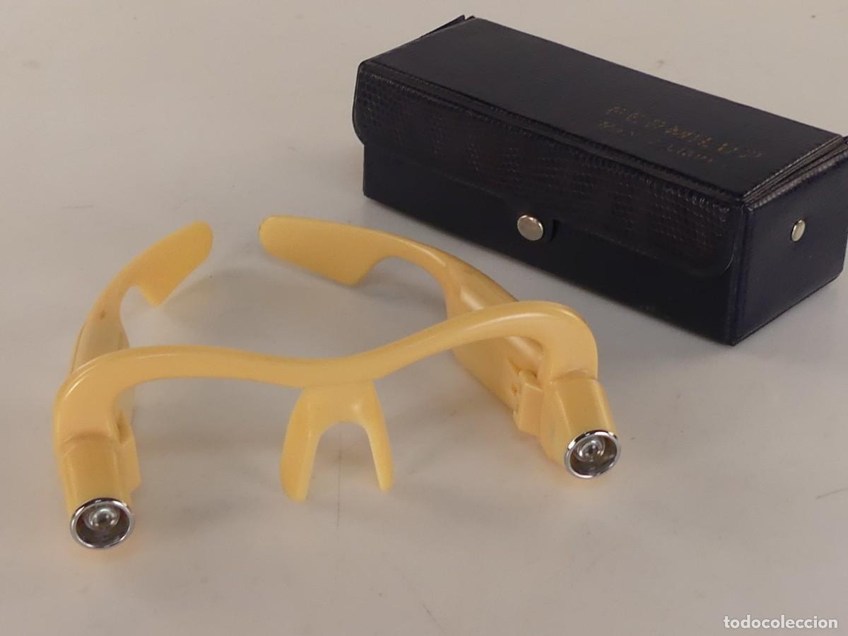 Antiquit&auml;ten: GAFAS CON LUZ - FERMILUZ MANOS LIBRES A&Ntilde;OS 70 LINTERNA CON ESTUCHE